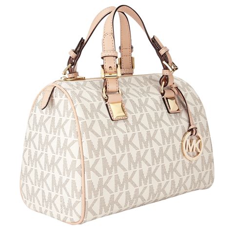 michael kors white satchel